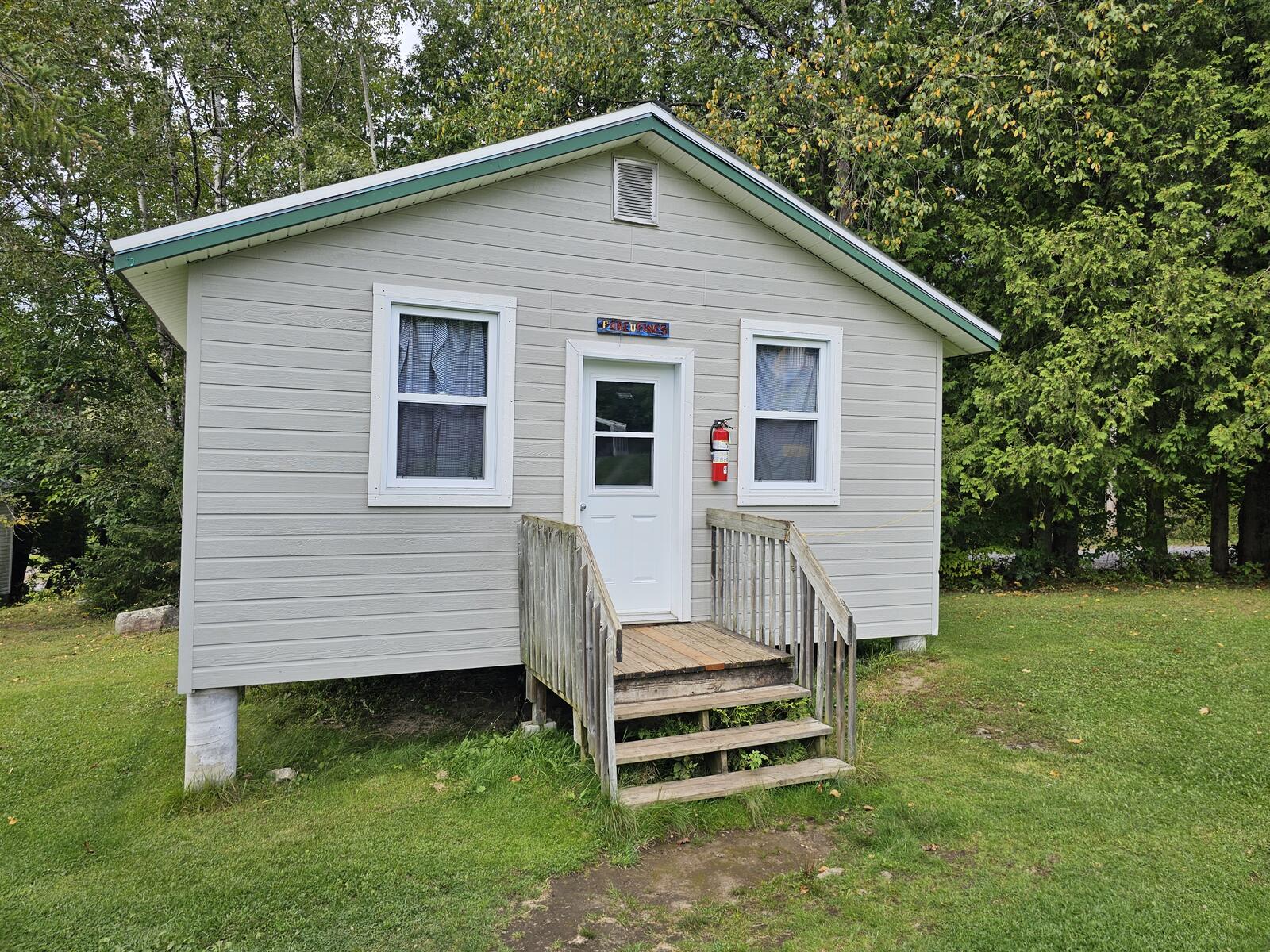 Dormitory room interior at Camp Amy Molson group retreat
